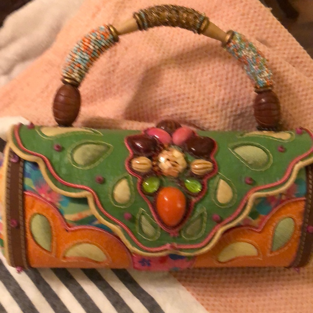 Mary Frances “Tequila Sunrise” handbag